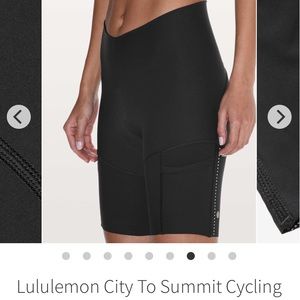 Lululemon city to summit cycling short NWT